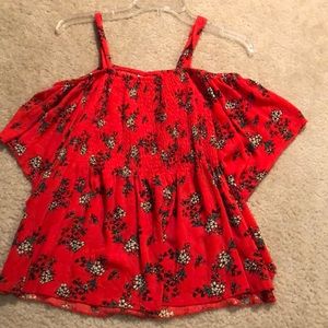 Off the shoulder summer shirt